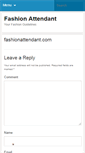 Mobile Screenshot of fashionattendant.com